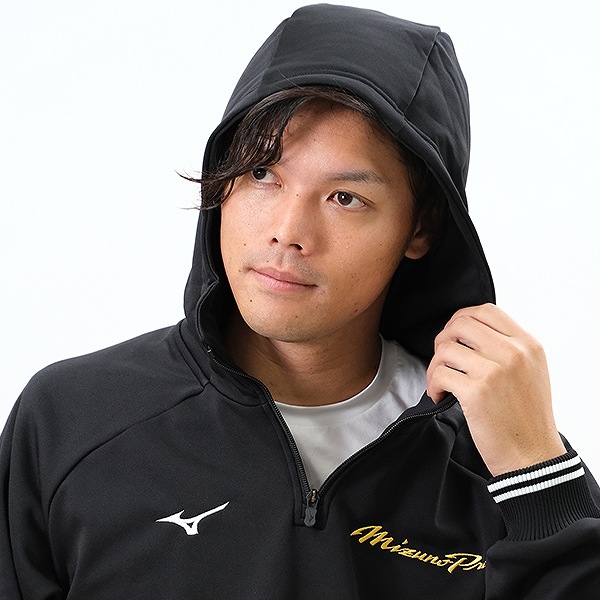 楽天市場】野球 裏起毛 ニットパーカー ハーフジップ ジャケット