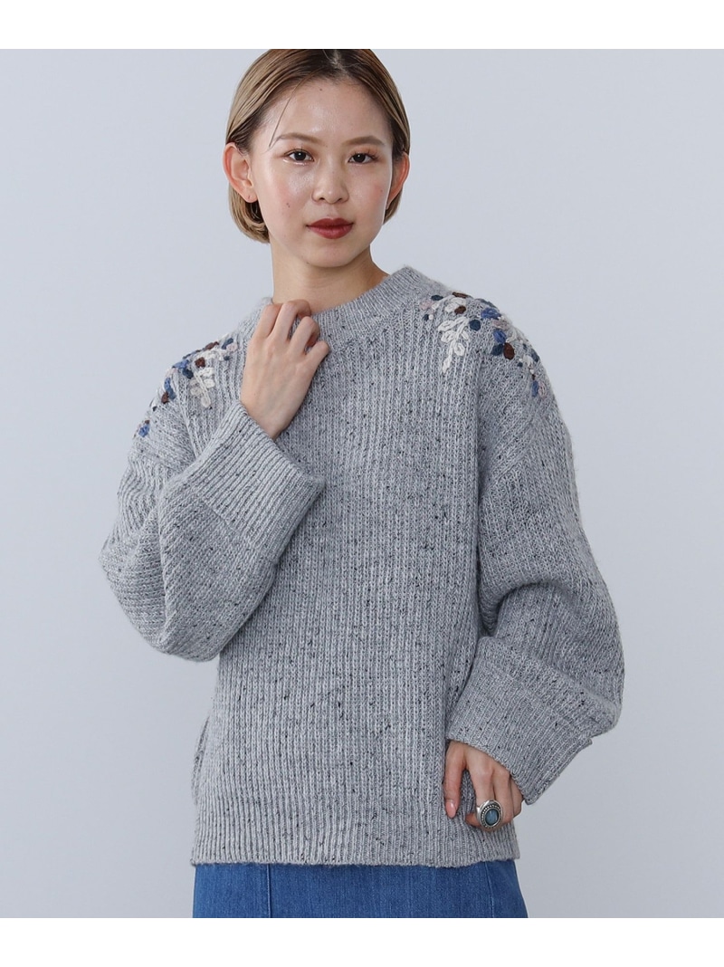 楽天市場】【SALE／30%OFF】ハンド刺繍 ニットプルオーバー BEAMS