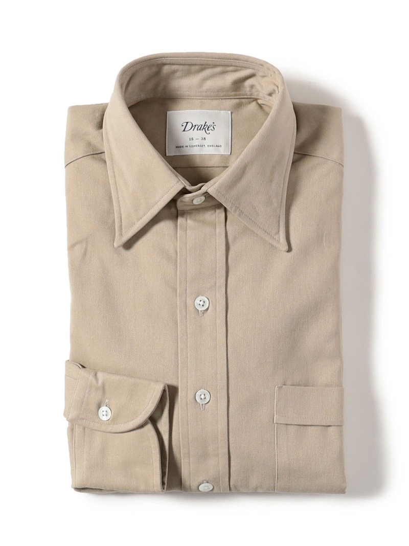 楽天市場】【SALE／40%OFF】【別注】Drake's / ベージュ ツイル