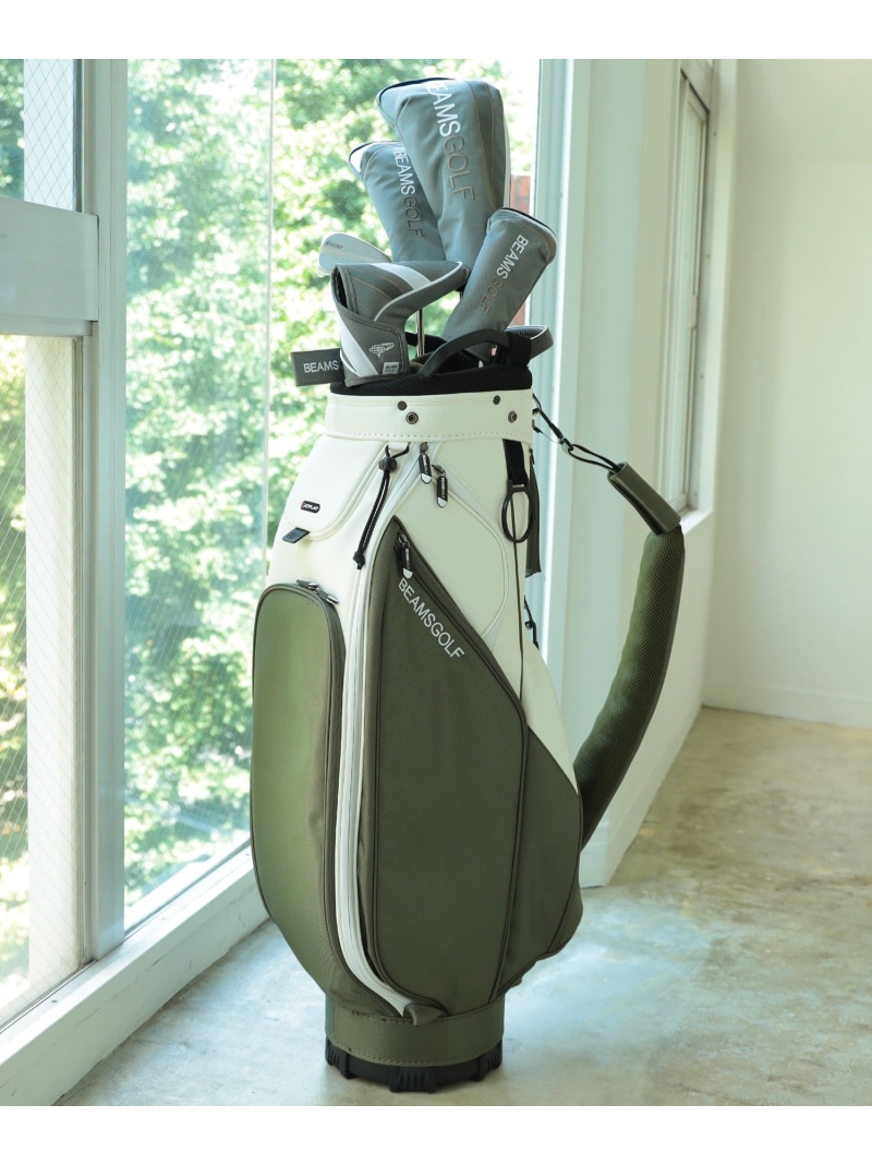 楽天市場】バイカラー エイトハーフ キャディバッグ BEAMS GOLF
