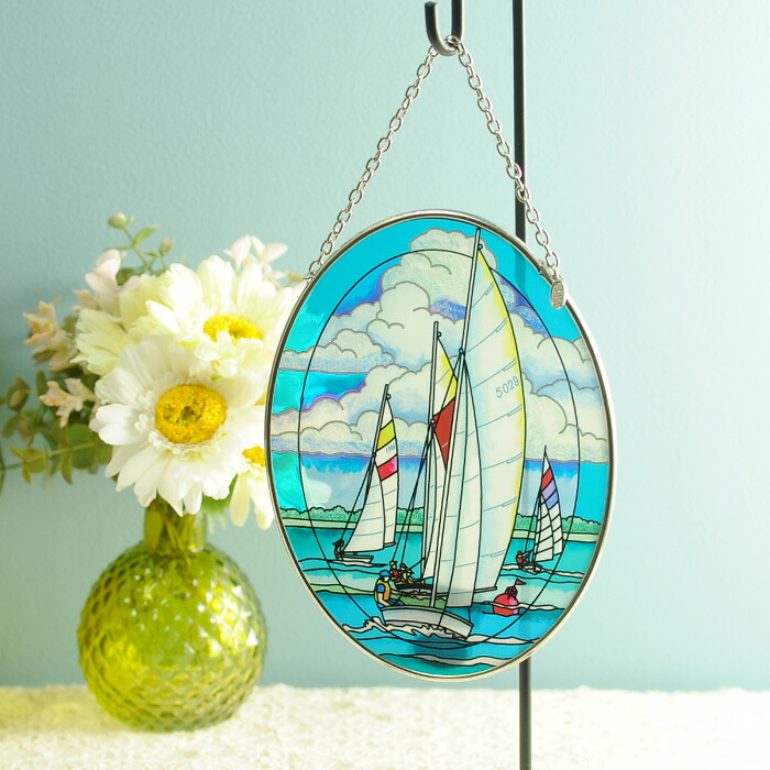 モネ ステンドグラス サン＝タドレスの海岸 1867 グラスマスターズ社