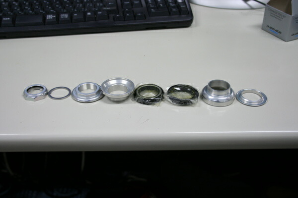 楽天市場】HP-7410 シマノ DURA-ACE ヘッドセット 自転車 ピストバイク