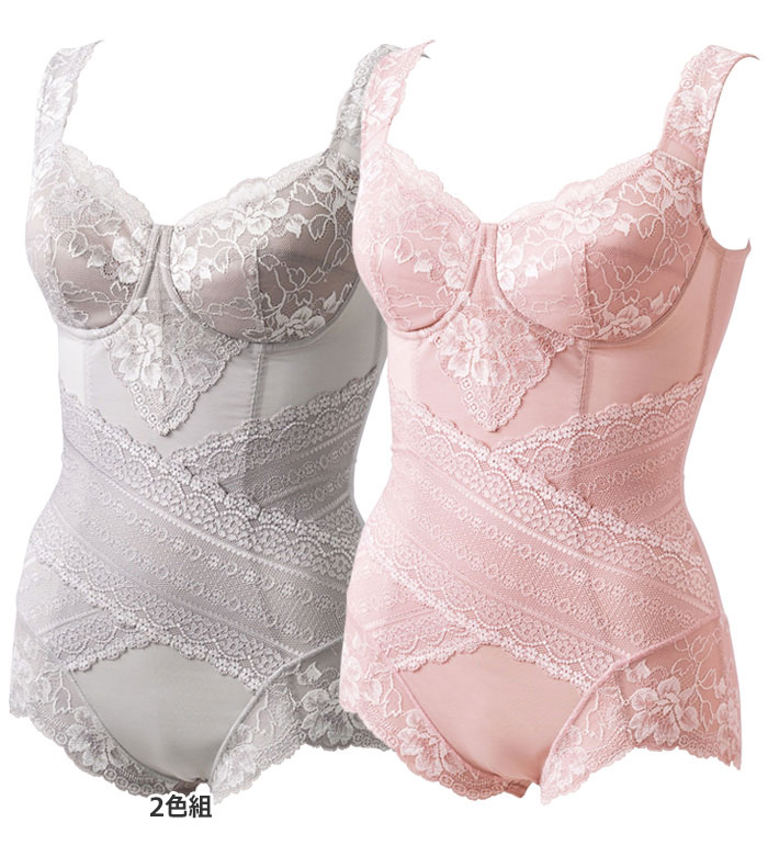 楽天市場】ボディスーツ レディース 【2色組】新・ウエストまわり