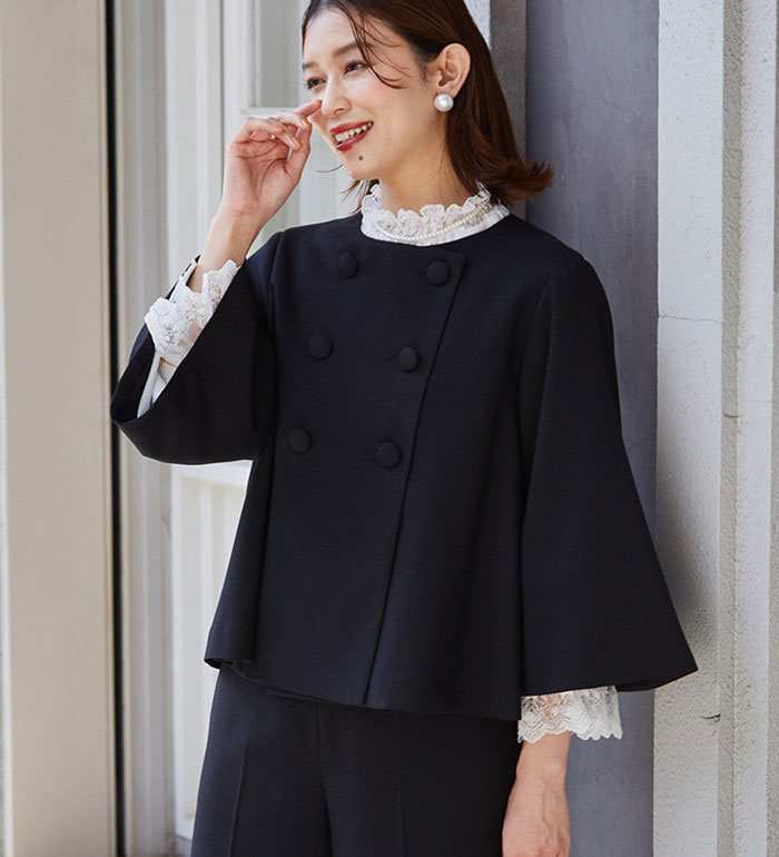 楽天市場】入学式 ママスーツ 卒業式 母 セレモニー パンツ スーツ