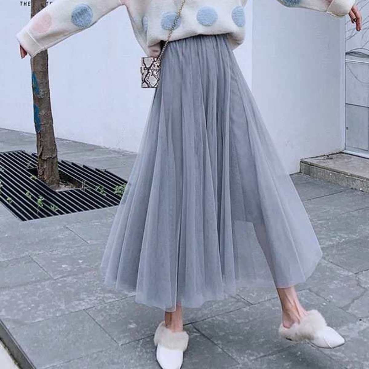 楽天市場】【ラスト在庫！】 チュールスカート 韓国ファッション