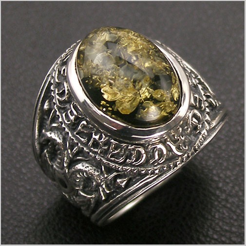 楽天市場】Bizarre（ビザール）15thカレッジリング・グリーン