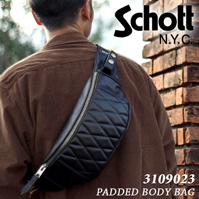 楽天市場】Schott ショット 本革レザーボディーバッグ 7825976008