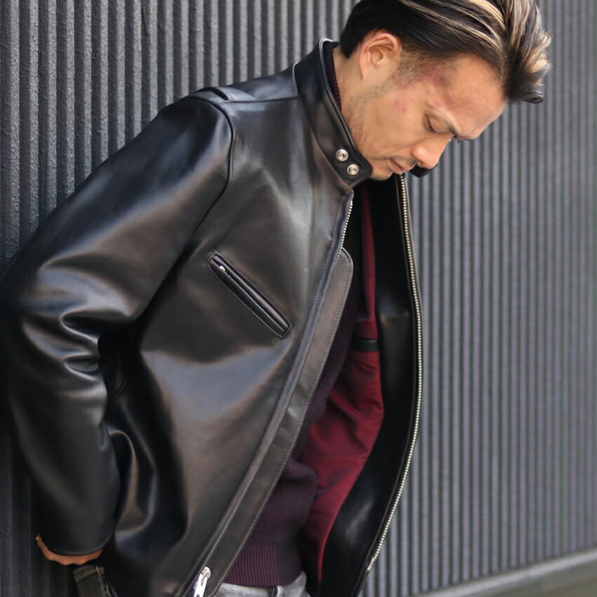 楽天市場】Schott ショット シングル ライダースジャケット 641XX