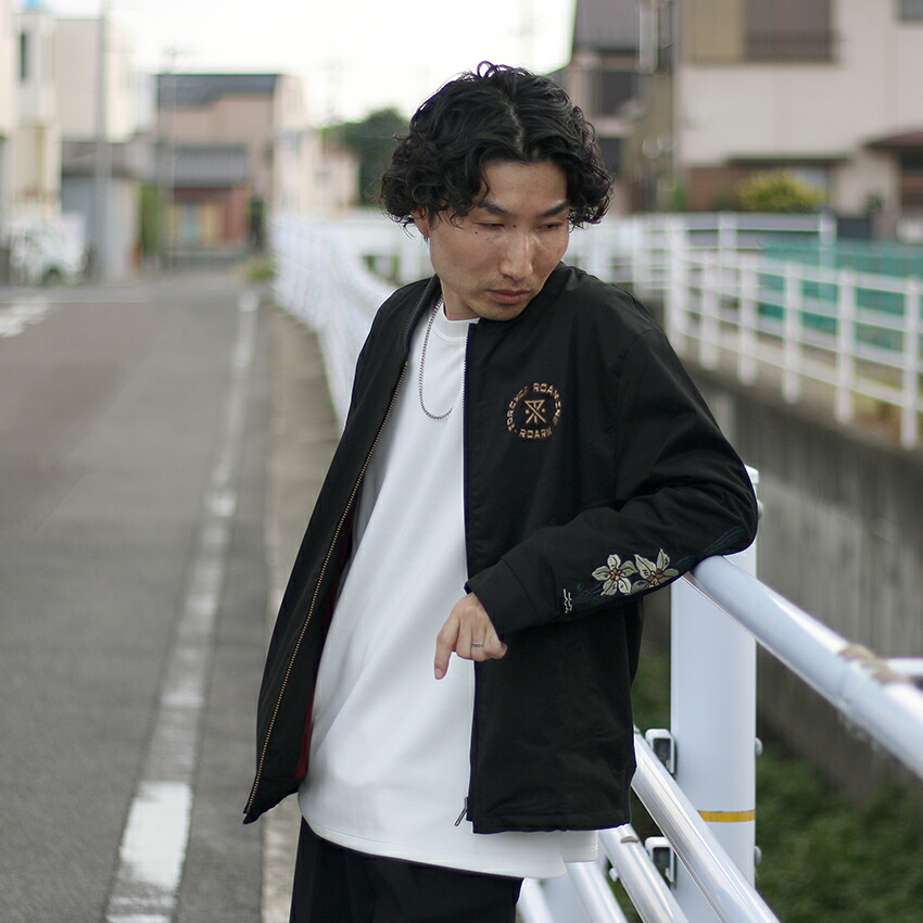 楽天市場】ROARK ロアーク バック刺繍ボンバージャケット RJJ1153