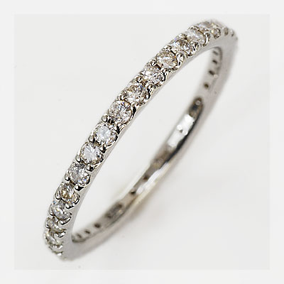 楽天市場】 究極のクラシカル！ダイヤモンド フルエタニティリング※0