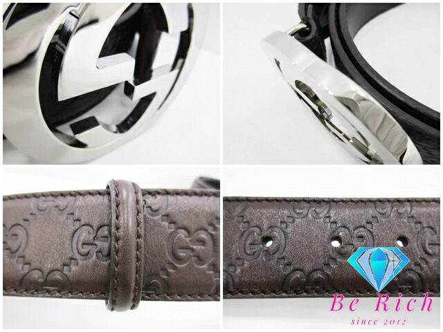 楽天市場】美品 グッチ GUCCI メンズ ベルト 114984 インター