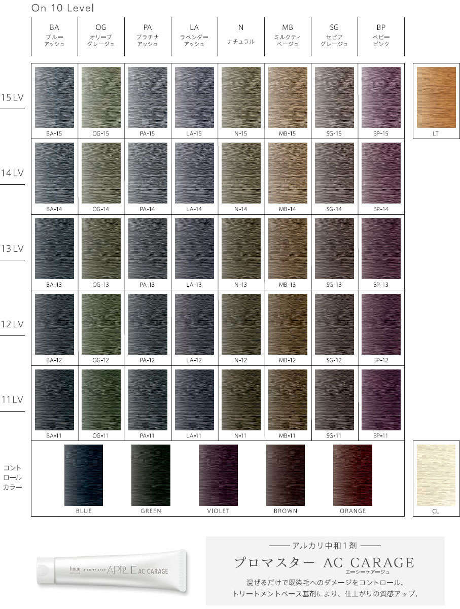 楽天市場】プロマスターアプリエ [ ブルー アッシュ BA13 ] ホーユー