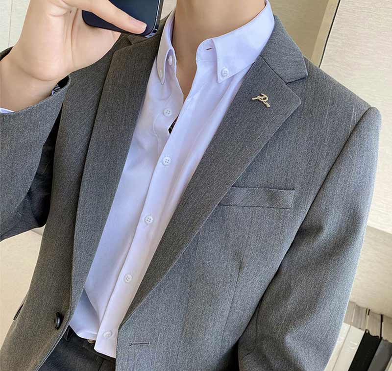 楽天市場】送料無料 スーツ メンズ グレー 2点セット 紳士服 ビジネス