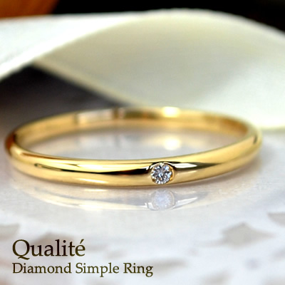 楽天市場】18金 リング 指輪 レディース ゴールド ダイヤモンド K18 18