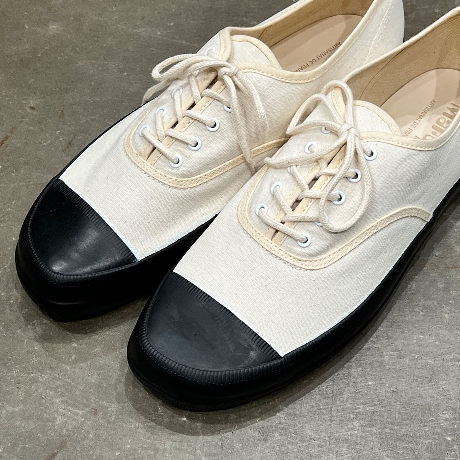 楽天市場】MARBOT【マルボー】-OXFORD SNEAKERS(NATURAL/BLACK) : chanto.