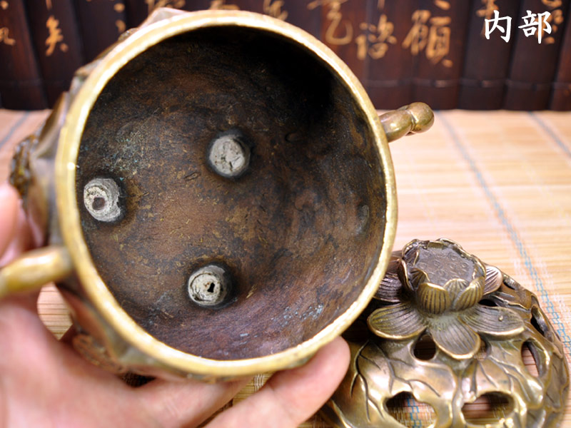 楽天市場】風水銅香炉 銅製倣古蓮香炉 : 中国貿易CTCオンラインShop