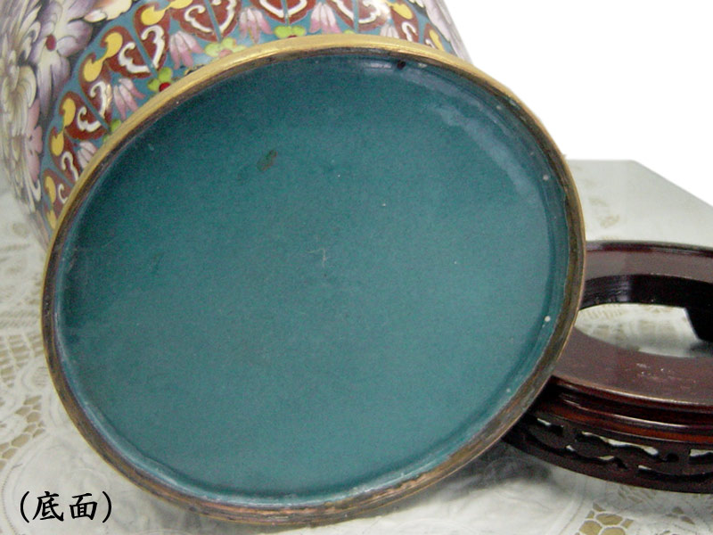 楽天市場】景泰藍工芸大花瓶（1本） インテリア 七宝焼き : 中国貿易