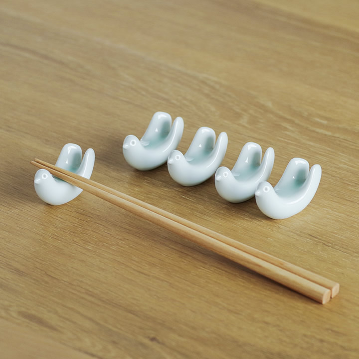 楽天市場】箸置き かわいい 白山陶器 とり型 はしおき 5個セット