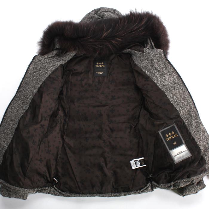 楽天市場】TATRAS タトラス ファー付き ダウンジャケット CERTOSA