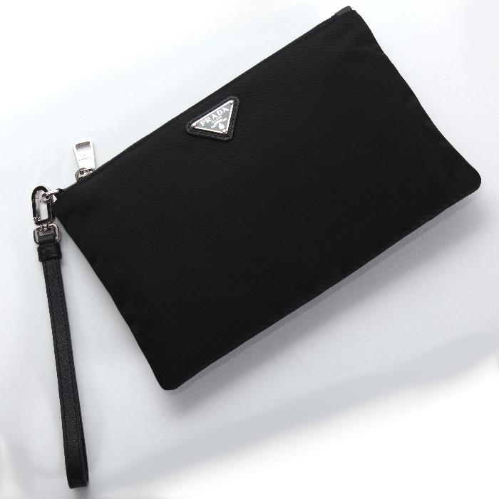 楽天市場】PRADA プラダ クラッチバッグ ブラック 2NH004 064 F0002
