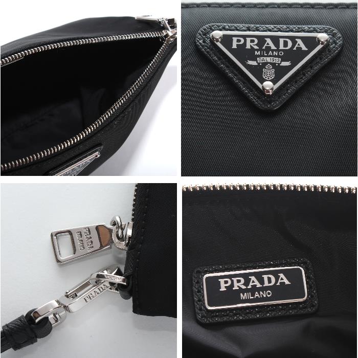 楽天市場】PRADA プラダ クラッチバッグ ブラック 2NH004 064 F0002