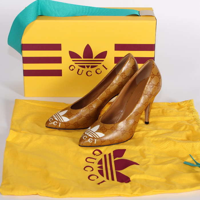 楽天市場】adidas x Gucci アディダス グッチ コラボ 限定 パンプス