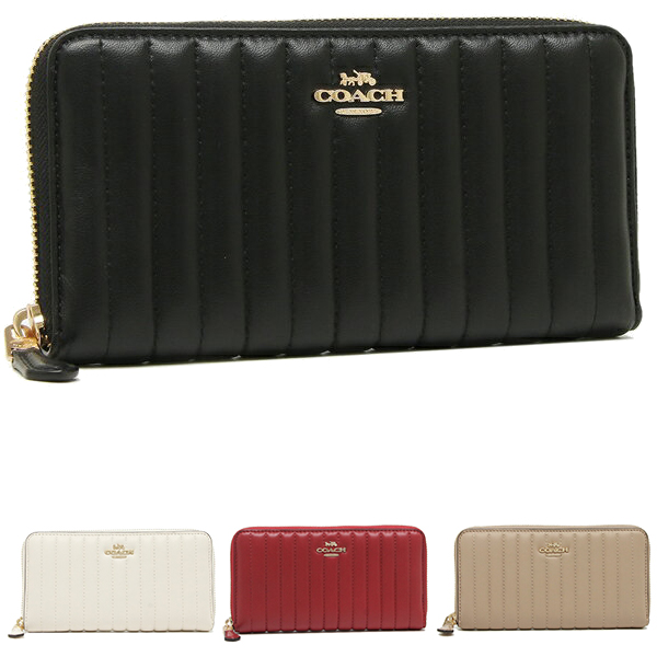 楽天市場】コーチ 財布 アウトレット 長財布 キルティング