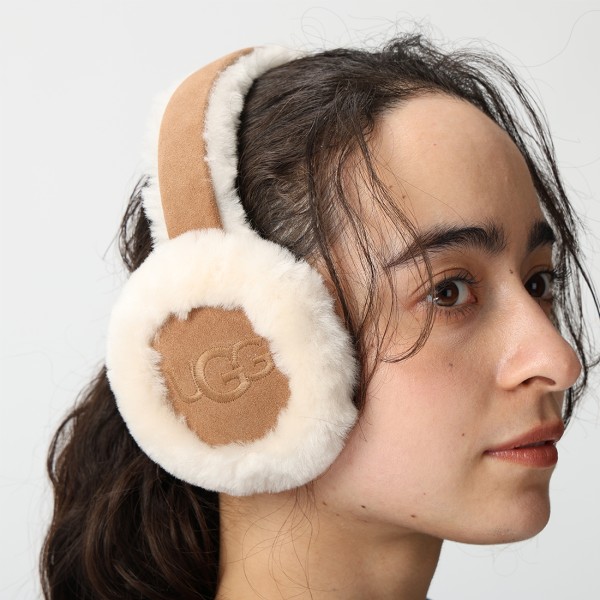 楽天市場】アグ シープスキン イヤーマフ ベージュ レディース UGG W