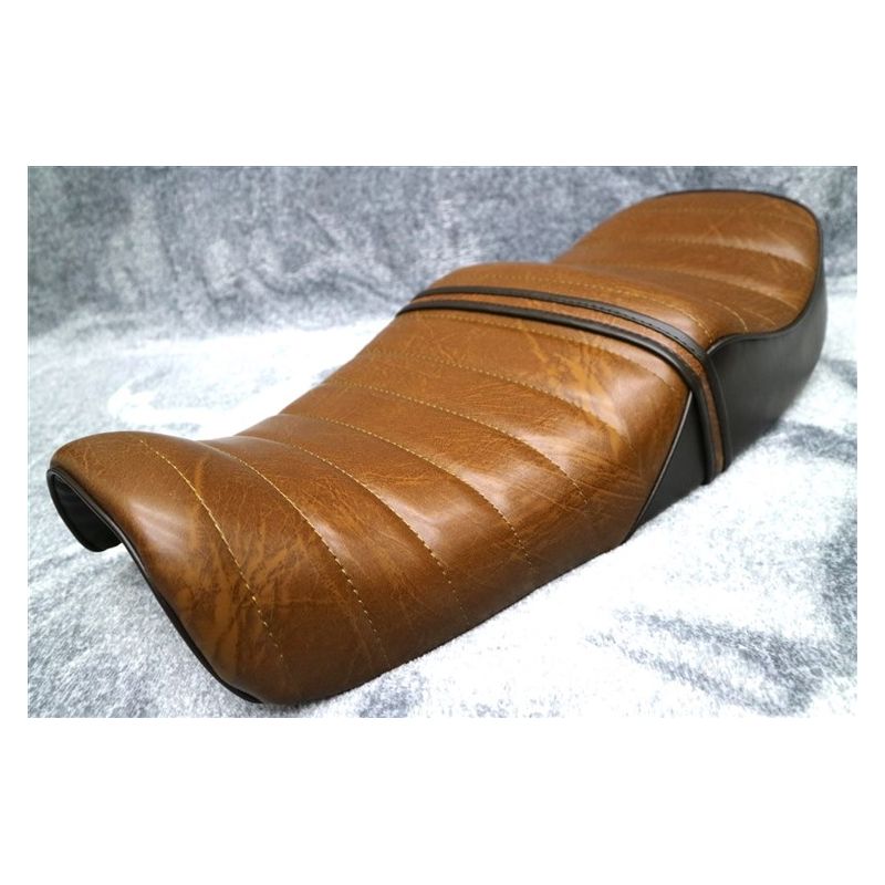 楽天市場】ジェイド250 タックロール シート 茶ツートン 皮