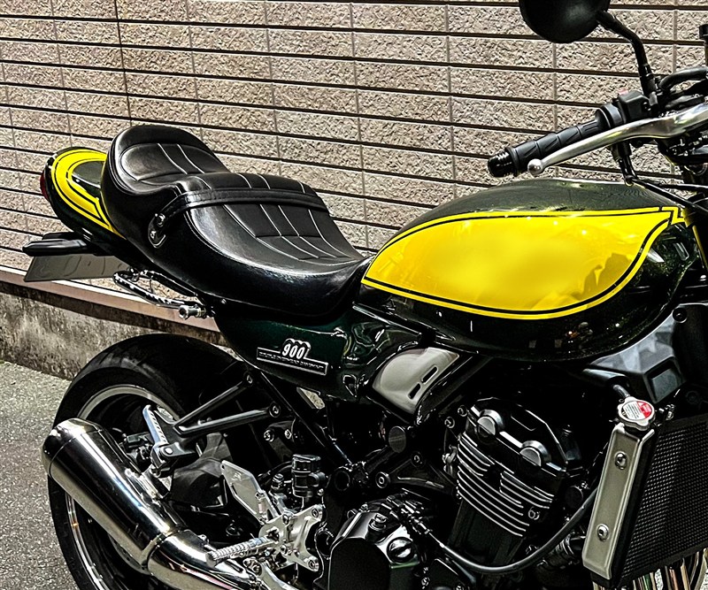 楽天市場】Z900RS Z2仕様 あんこ抜きシート/ ZR900アンコ抜き 純正柄