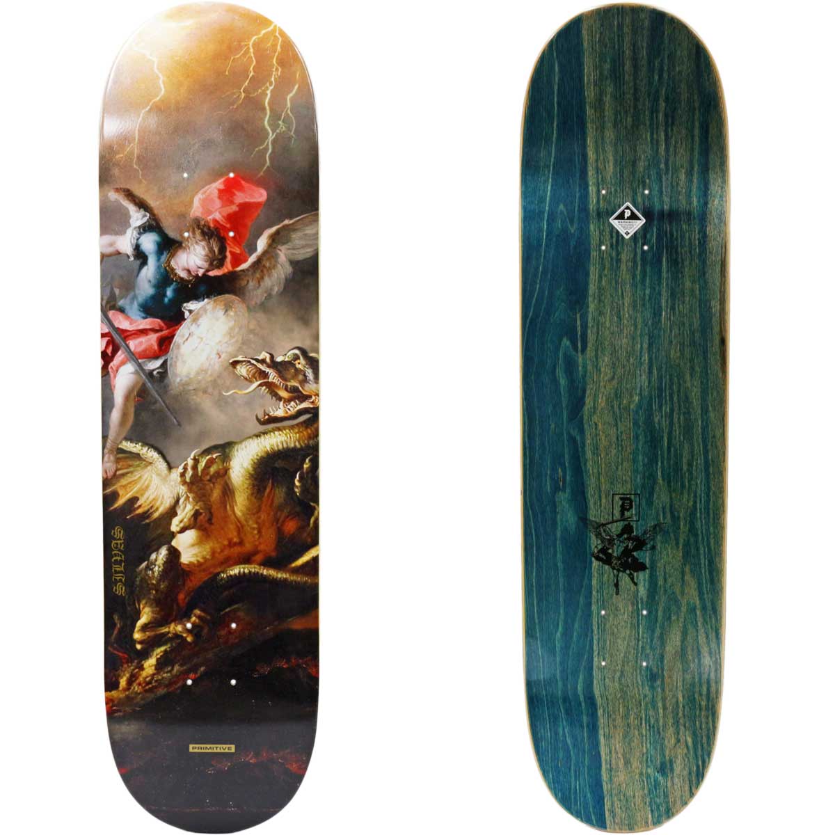 楽天市場】プリミティブ 8.0インチ スケボー デッキ Primitive