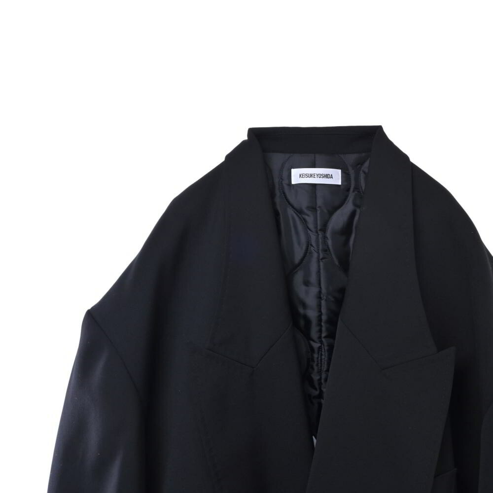 楽天市場】KEISUKE YOSHIDA 裏地キルティング ウール混 オーバーコート