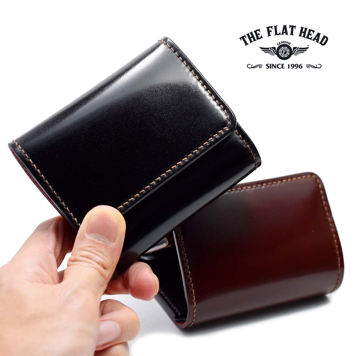 楽天市場】【THE FLAT HEAD 正規取扱店】三つ折り 財布 コンパクト