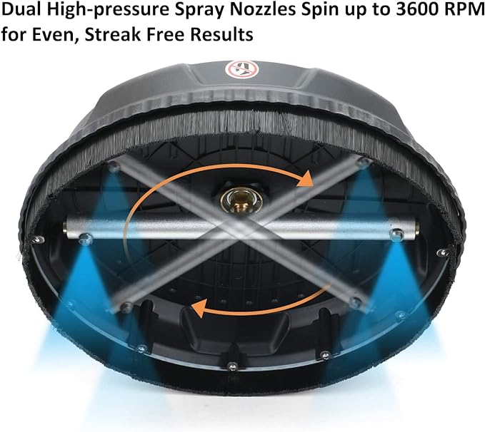 楽天市場】ステンレススチール 高圧洗浄クリーナー 15インチ 4000PSI