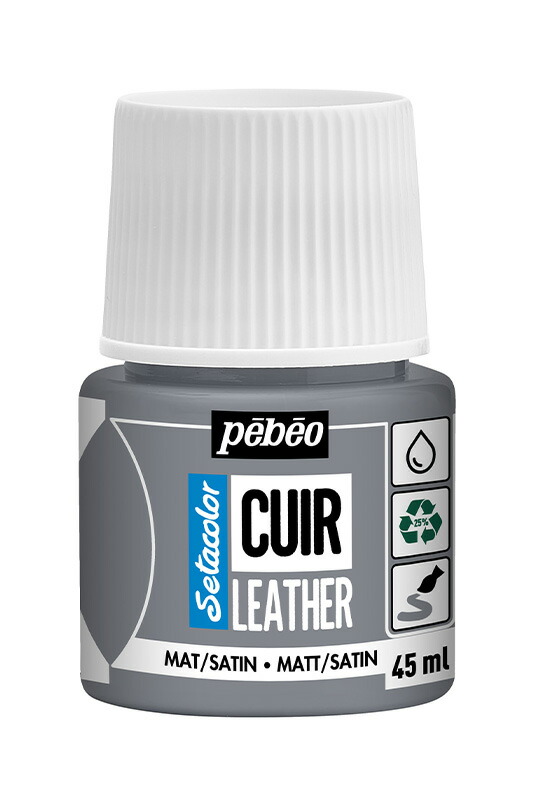 楽天市場】革用セタカラーレザーマット色45ML◇コンクリートグレイ