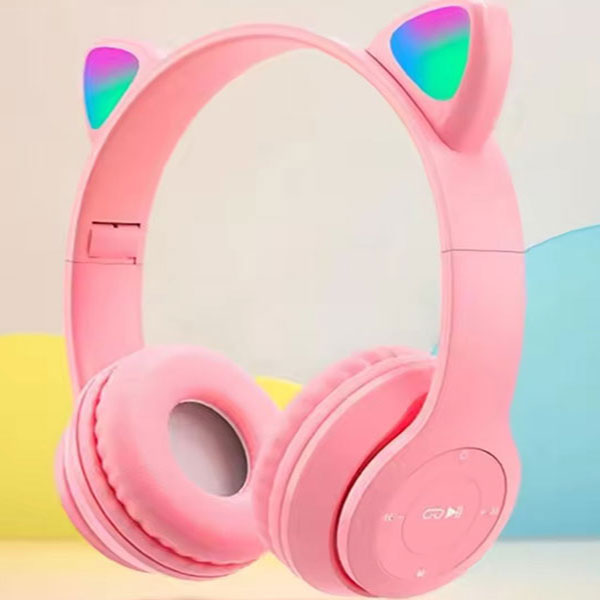 楽天市場】猫耳 ワイヤレス ヘッドフォン ヘッドホン ゲーミング