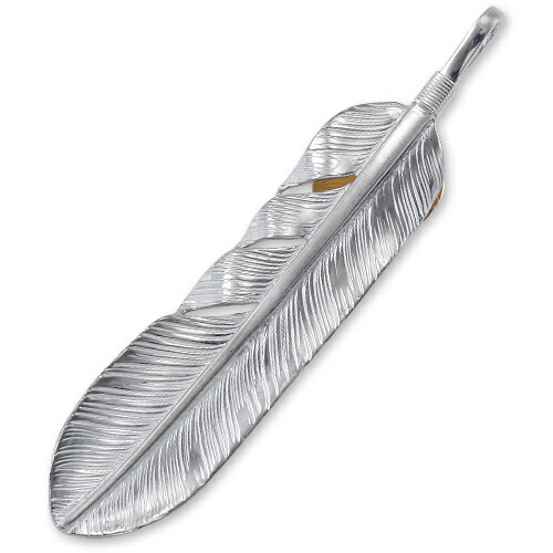 楽天市場】【鷲見太郎 Pendant ペンダント】オールドLフェザー&K18