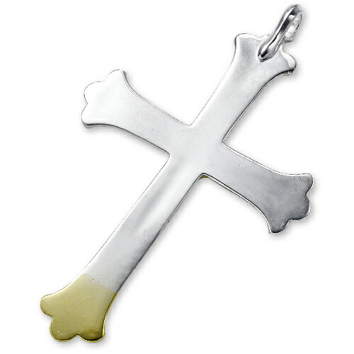 楽天市場】【鷲見太郎 Pendant ペンダント】クロスK18イエローゴールド