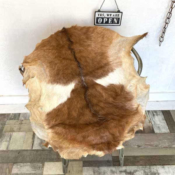 楽天市場】ゴートレザー goat 毛皮 マット 1点物 1枚革 山羊皮 ハラコ