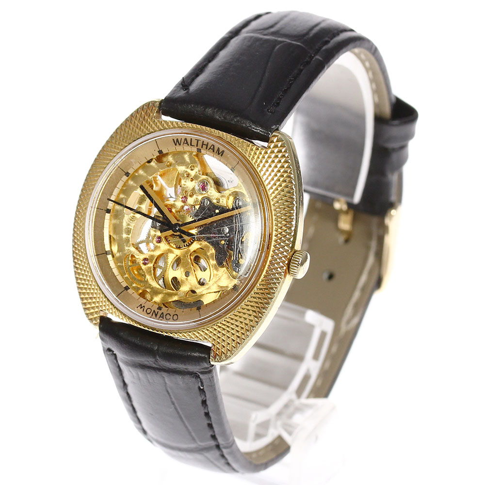 楽天市場】【WALTHAM】ウォルサム モナコ スケルトン 手巻き メンズ