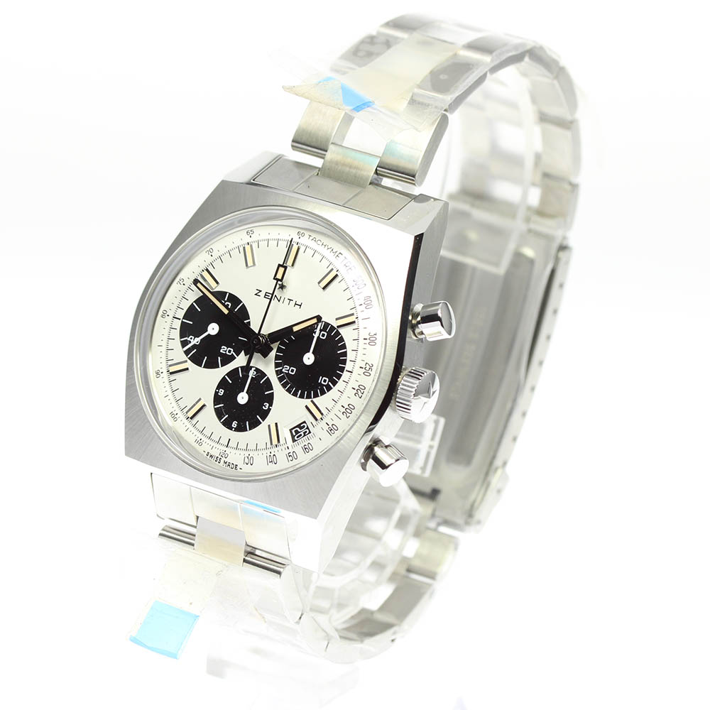 楽天市場】未使用品☆箱・保【ZENITH】ゼニス クロノマスター A384