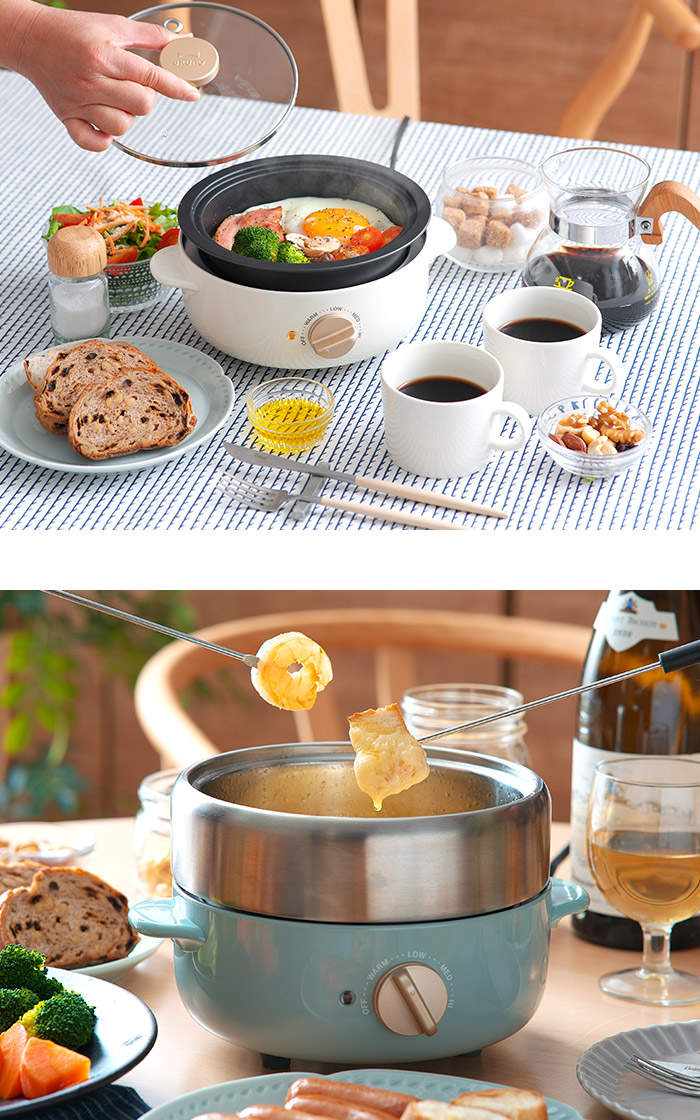 楽天市場】BRUNO 電気鍋 【365日出荷＆特典付き】 ブルーノ 鍋 1人用 4