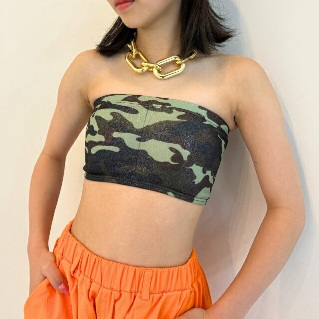 楽天市場】送料無料/ダンス衣装 ブラトップ 迷彩 カモフラ ダンス ブラ