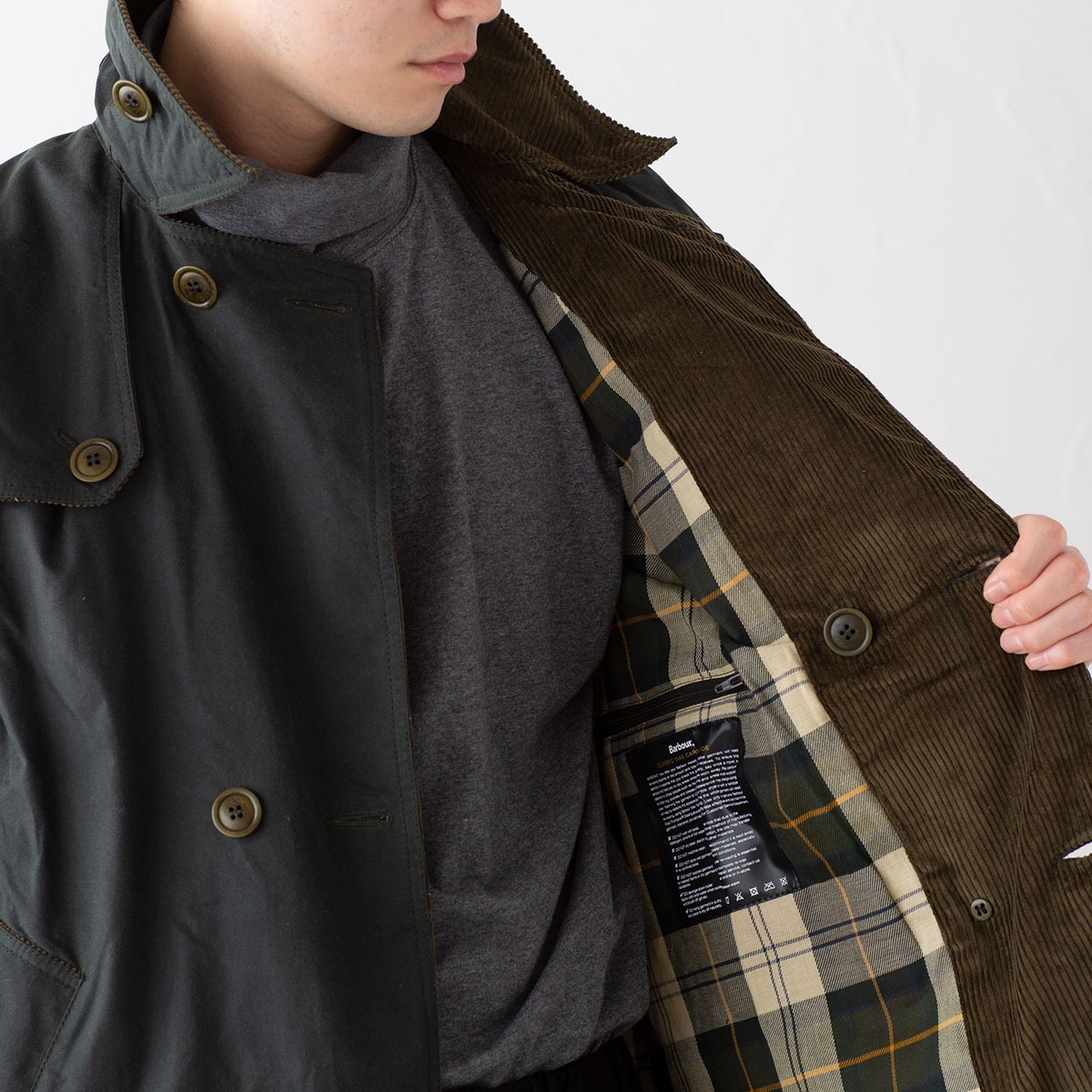 Barbour WHITLEY 復刻トレンチコート 38 オイルド M相当 Barbour