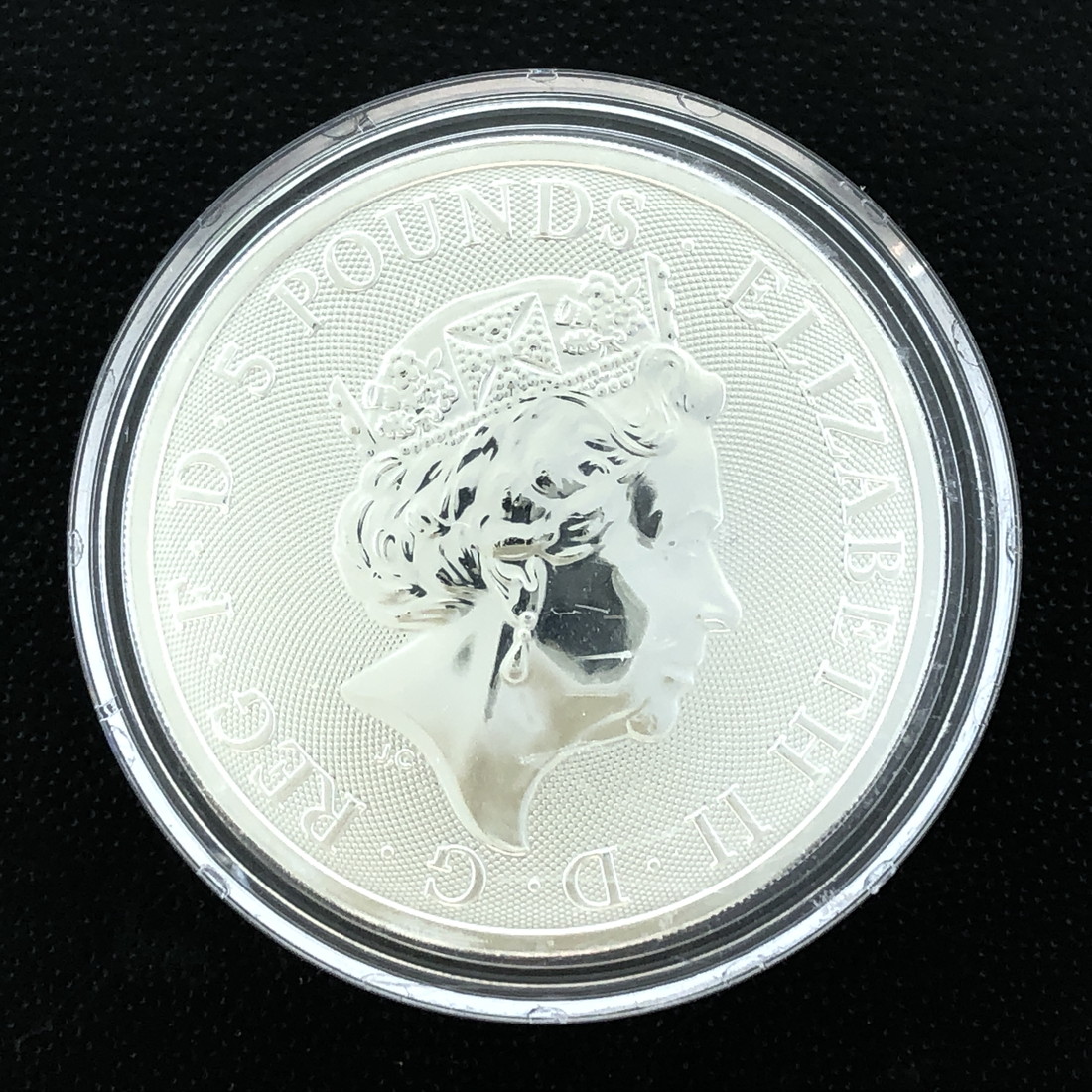 楽天市場】イギリス 5ポンド銀貨 2021年 2オンス クィーンズビースト