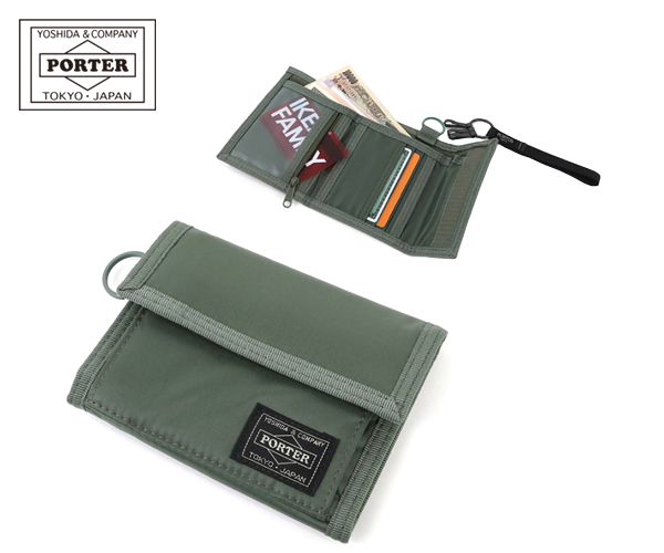 楽天市場】ポーター カプセル ウォレット 555-06440 （カラー：カーキ