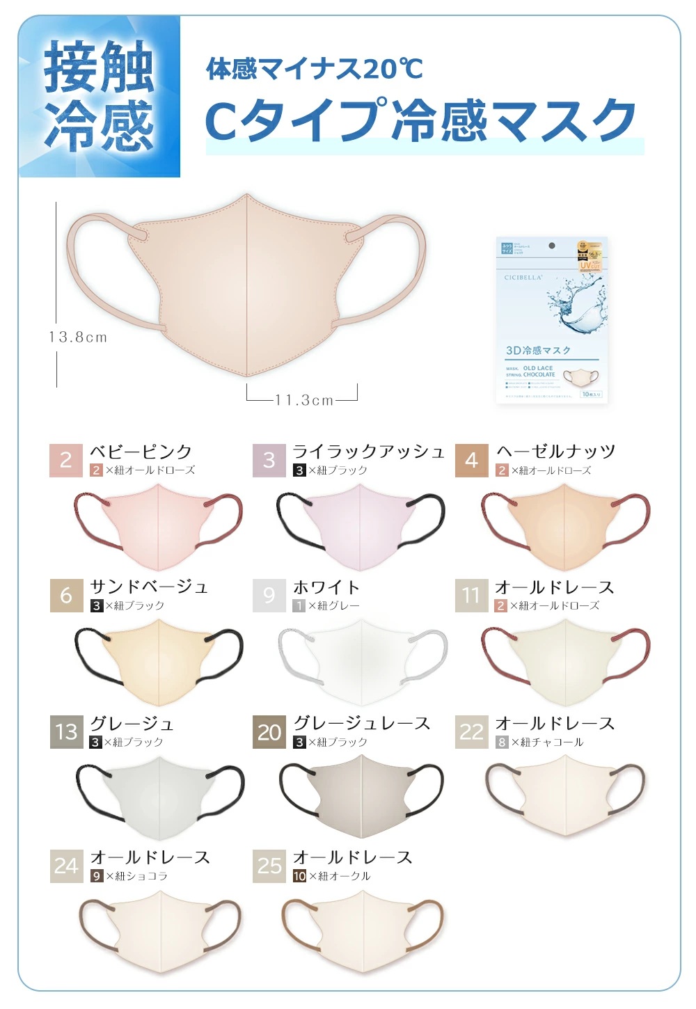 楽天市場】毎日発送！！60枚 シシベラ マスク バイカラーマスク