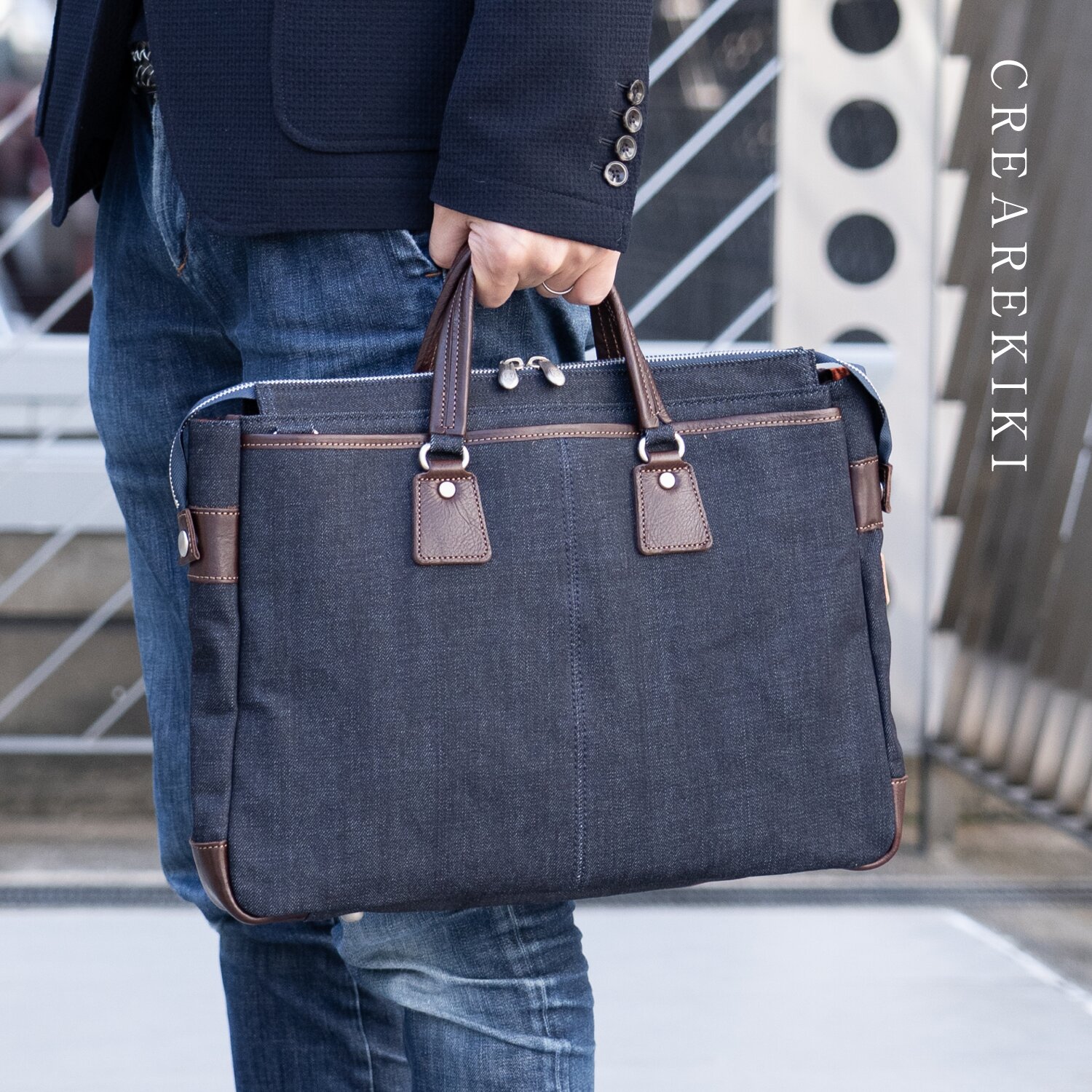 楽天市場】トートバッグ メンズ ビジネス ブリーフケース 岡山デニム