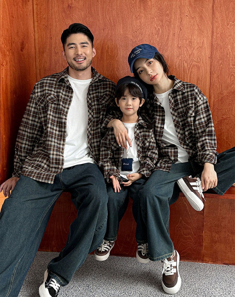 楽天市場】リンクコーデ 親子 セット 長袖 親子 ペアルック シャツ