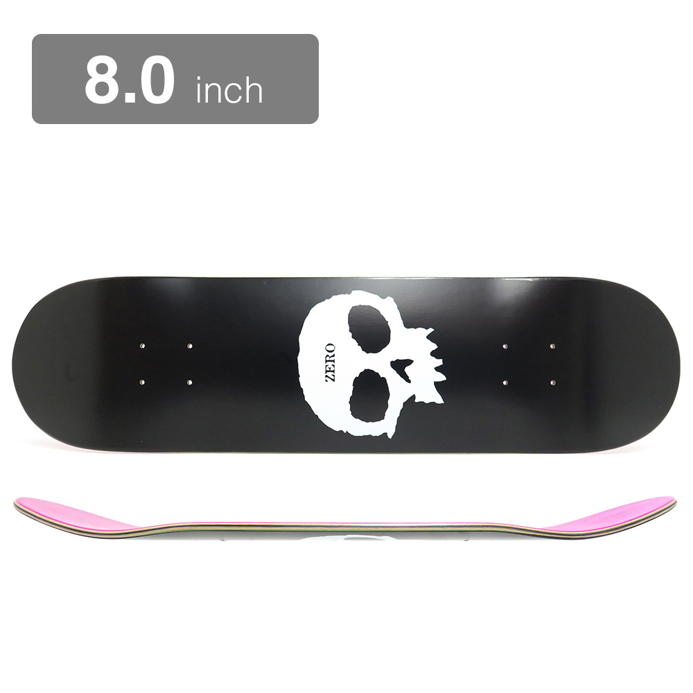 楽天市場】ZERO DECK ゼロ デッキ TEAM SINGLE SKULL 8.0 スケート